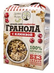 Гранола с клюквой Древо жизни (400 г)