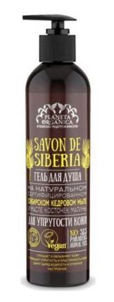 Гель для душа &quot;SAVON DE SIBERIA&quot;, для упругости кожи PLANETA ORGANICA (400 мл)